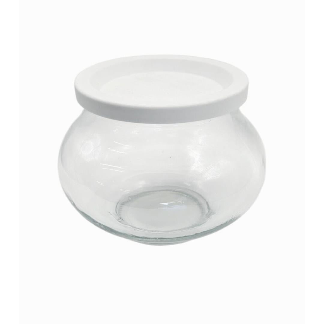 1 x 500ml Deco Jar with WHITE STORAGE LID - Ballmason NZ