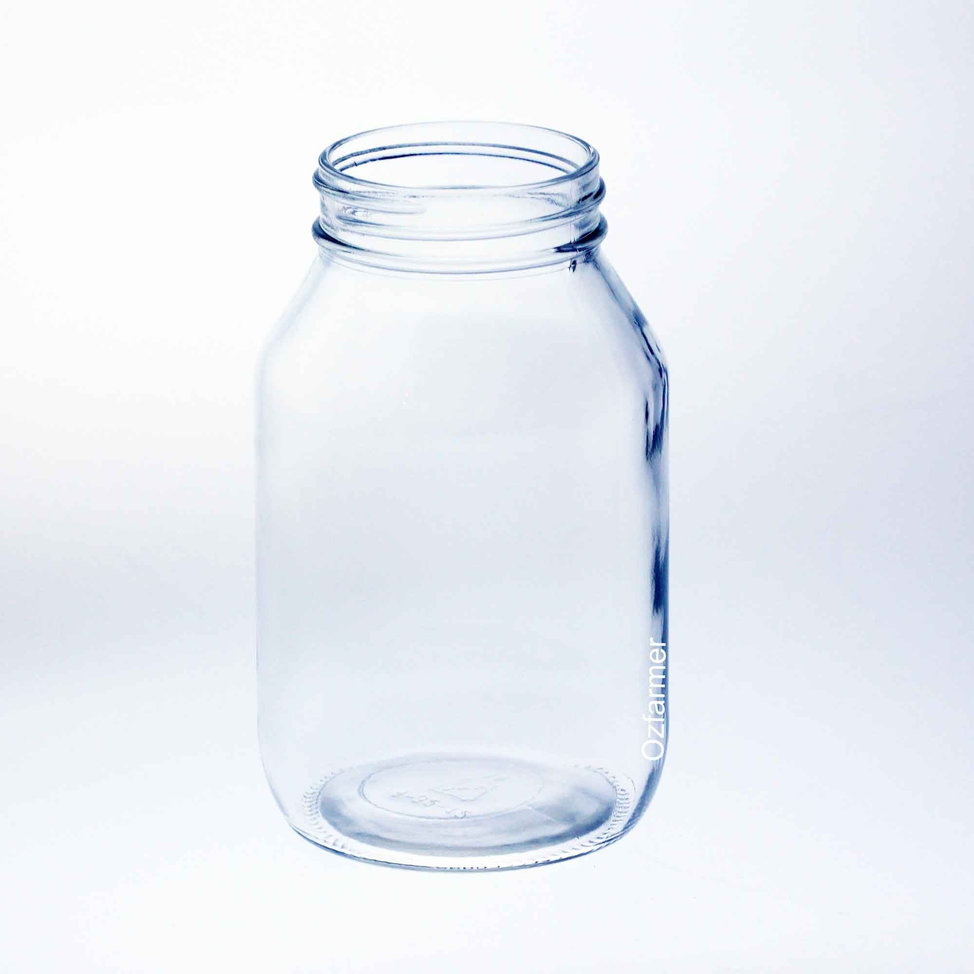12 x Bell 32 oz Quart Smooth Regular Mouth Jars - Lids not included - Ballmason NZ