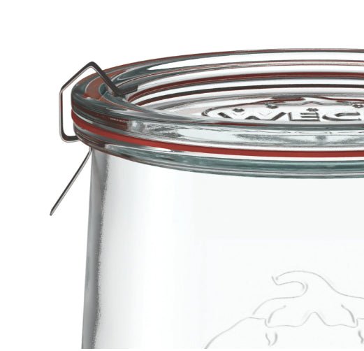 6 X 1062ml WECK Tulip Jar COMPLETE - Ballmason NZ