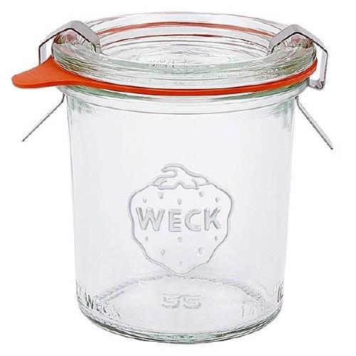 6 X 140ml WECK Sturzglas Jar COMPLETE - Ballmason NZ