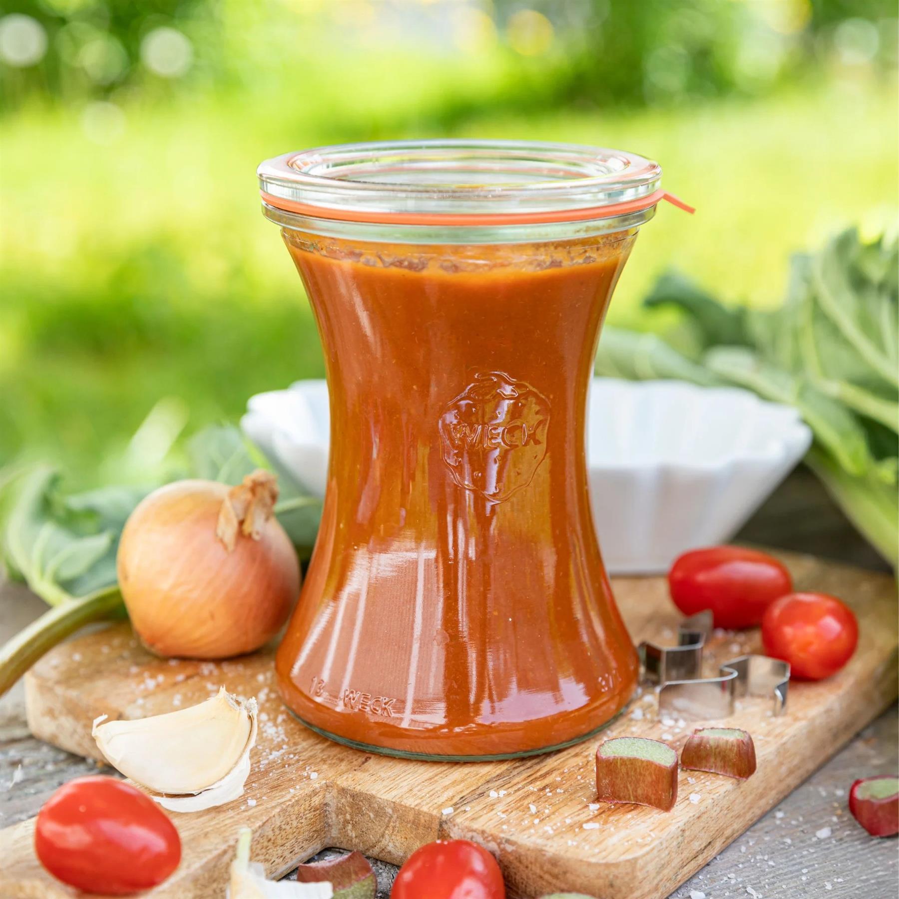 6 X 370ml WECK Deli Jar COMPLETE - Ballmason NZ