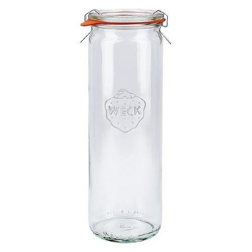 6 X 600ml WECK Cylinder Jar COMPLETE - Ballmason NZ