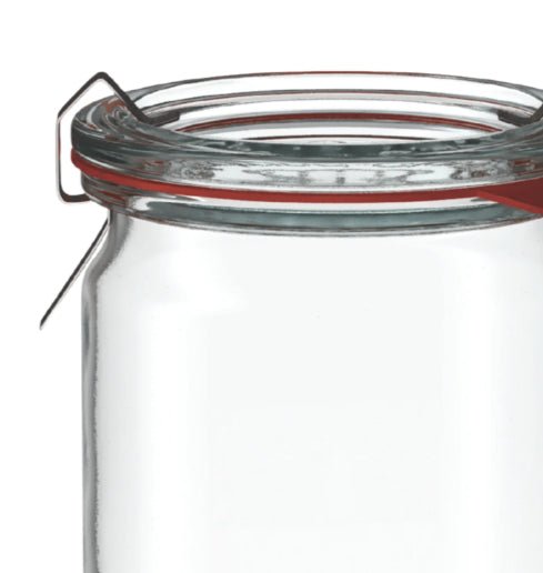 6 X 600ml WECK Cylinder Jar COMPLETE - Ballmason NZ