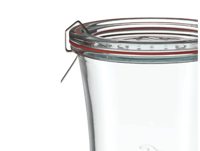 6 X 700ml WECK Deli Jar COMPLETE - Ballmason NZ