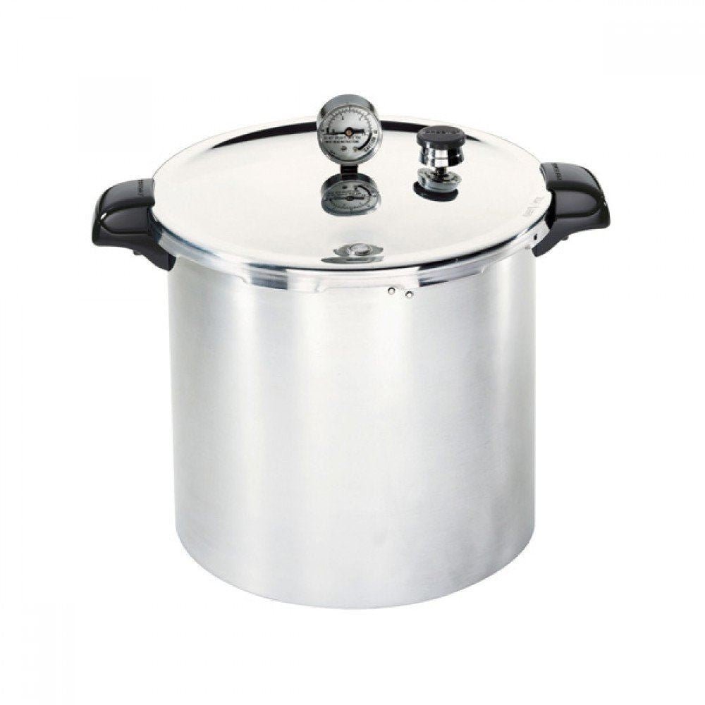 Latest Presto Model 23 Quart / 21 Litre Pressure Canner WITH Stainless Steel Base and includes Bonus 3 Piece Regulator - Ballmason NZ