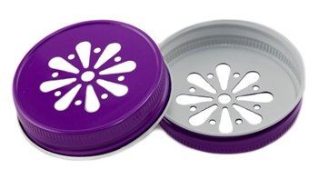 Lid Daisy Purple - Ballmason NZ