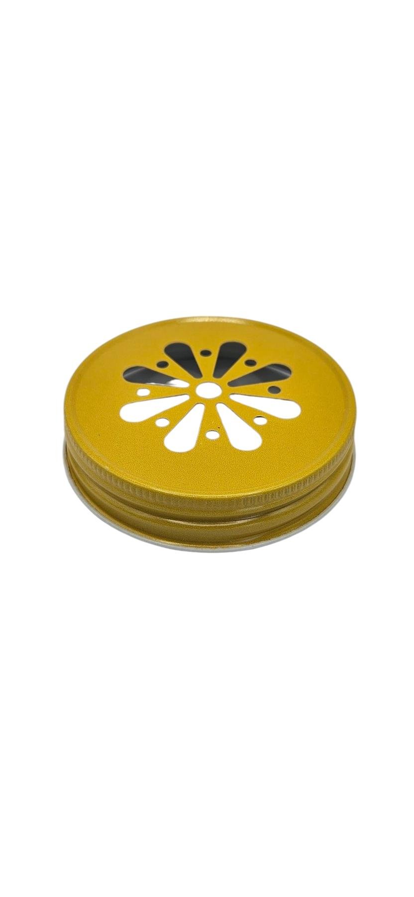 Lid Daisy Yellow USA Made - Ballmason NZ