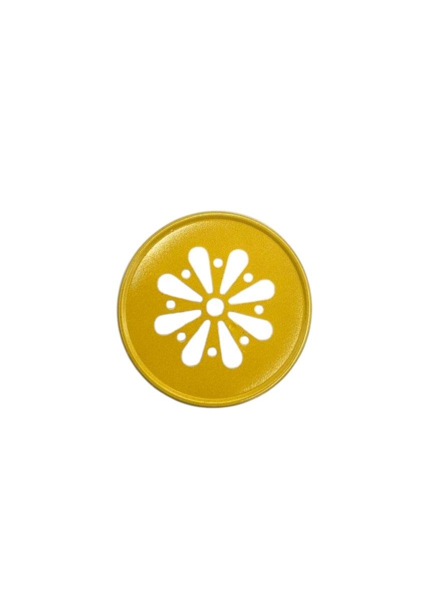 Lid Daisy Yellow USA Made - Ballmason NZ