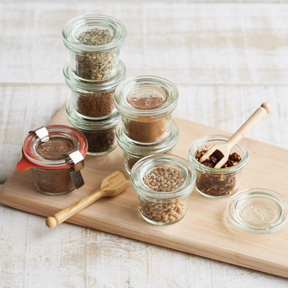 12 x 35ml Mini Tapered Weck Jars - 756 - Ballmason NZ