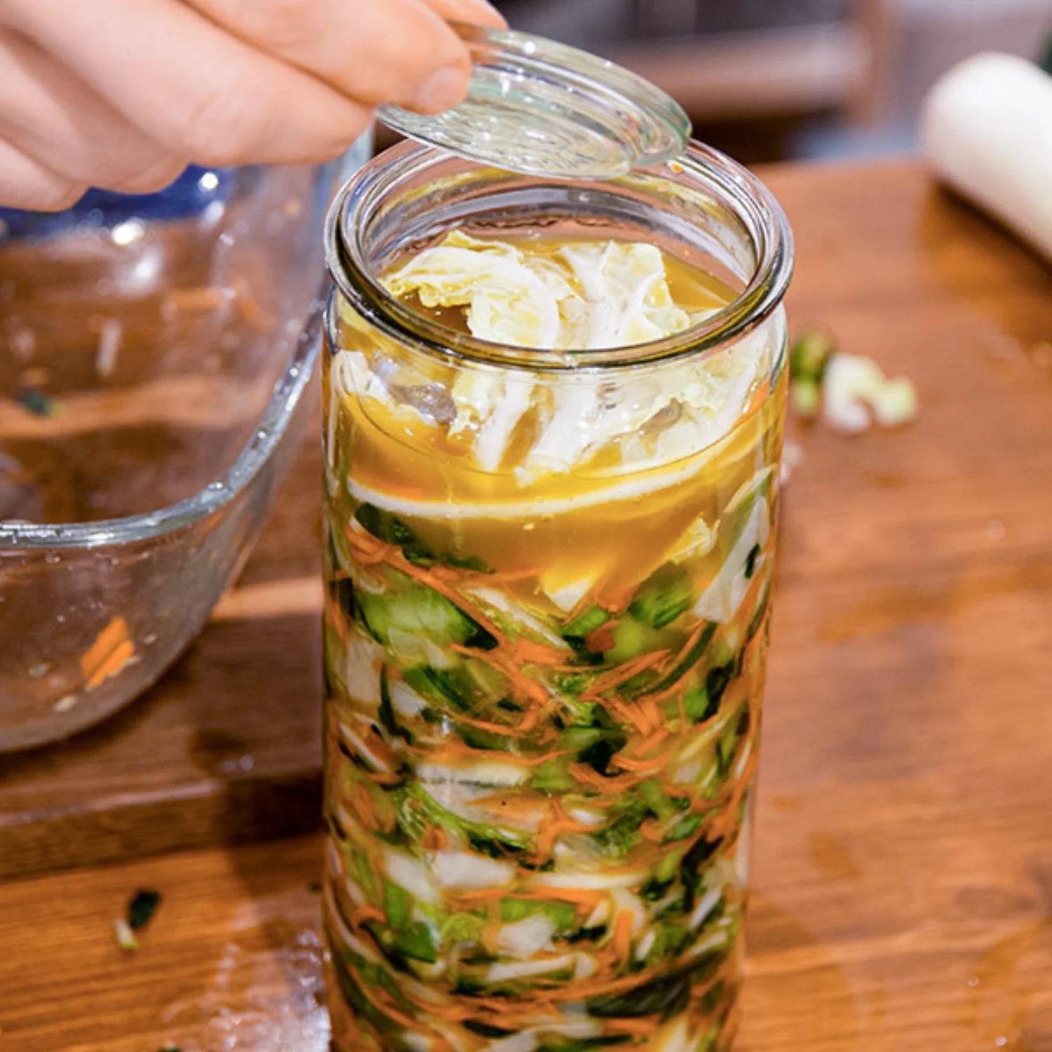 6 X 1040ml WECK Cylinder COMPLETE - Ballmason NZ