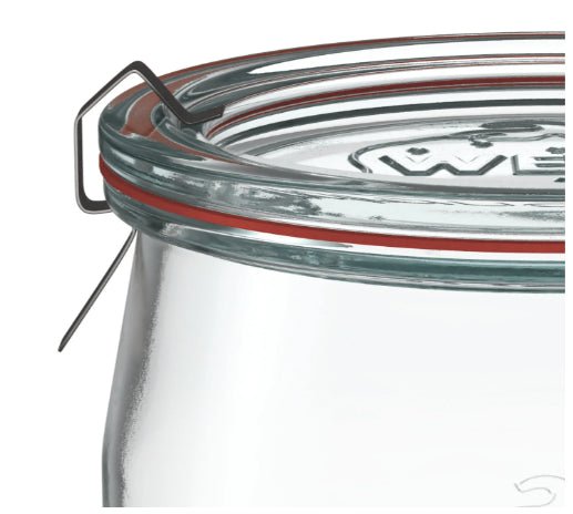 6 X 580ml WECK Tulip Jar COMPLETE - Ballmason NZ