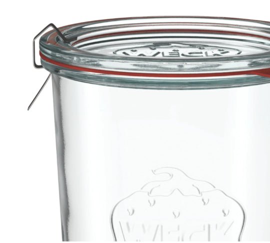 6 X 850ml WECK Sturzglas Jar COMPLETE - Ballmason NZ