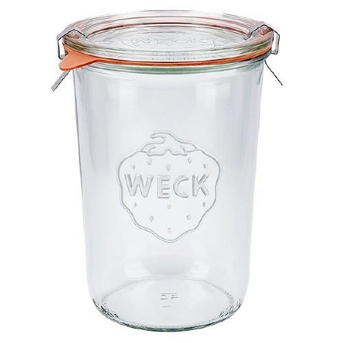 6 X 850ml WECK Sturzglas Jar COMPLETE - Ballmason NZ