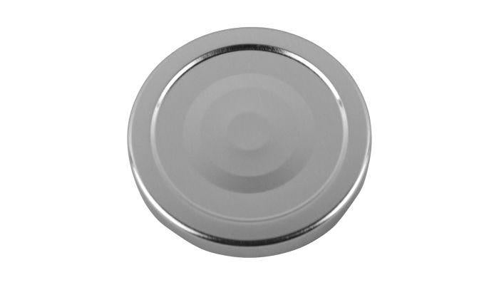 63mm TWIST TOP Button Lid SILVER - Ballmason NZ